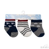 S165: 3 Pack Vehicle Socks (0-12 Months)